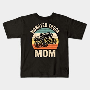 Monster Truck Mom Kids T-Shirt